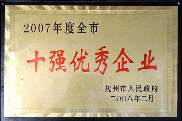 十強(qiáng)優(yōu)秀企業(yè)